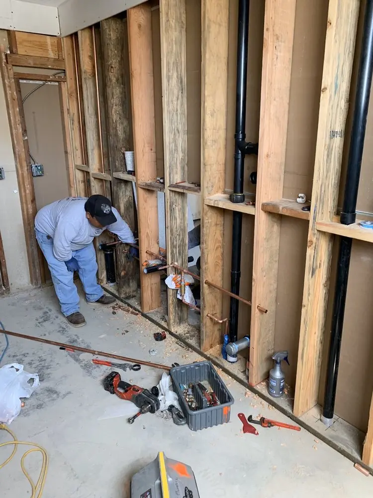 Commercial rough-in plumbing for Gas Line Repair in Patuxent Riding